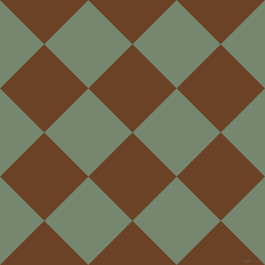 45/135 degree angle diagonal checkered chequered squares checker pattern checkers background, 126 pixel squares size, , Semi-Sweet Chocolate and Xanadu checkers chequered checkered squares seamless tileable