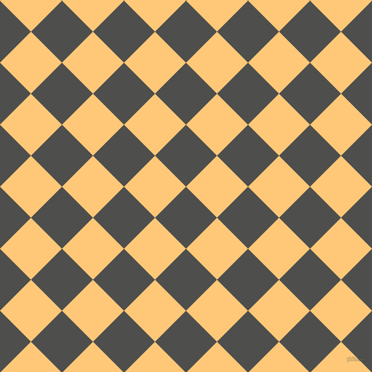 45/135 degree angle diagonal checkered chequered squares checker pattern checkers background, 89 pixel squares size, , Ship Grey and Chardonnay checkers chequered checkered squares seamless tileable