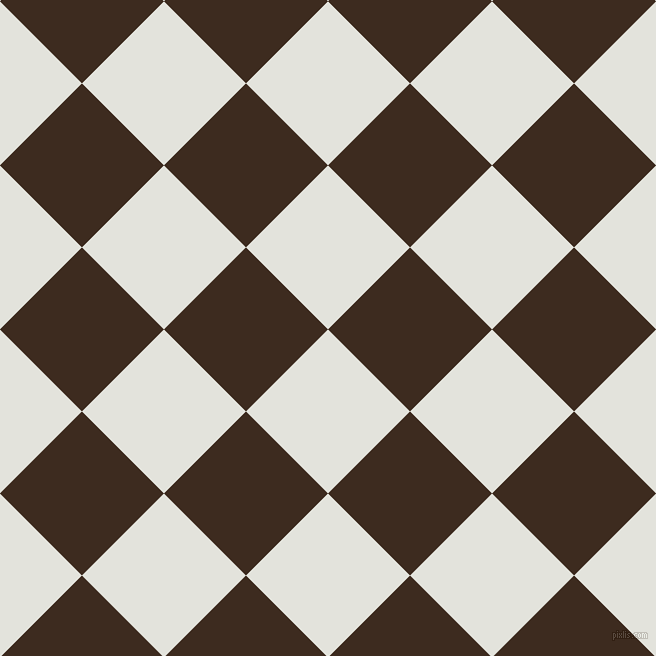 45/135 degree angle diagonal checkered chequered squares checker pattern checkers background, 116 pixel square size, , Snow Drift and Bistre checkers chequered checkered squares seamless tileable