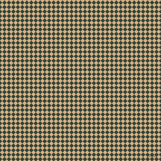 45/135 degree angle diagonal checkered chequered squares checker pattern checkers background, 11 pixel square size, , Timber Green and Calico checkers chequered checkered squares seamless tileable