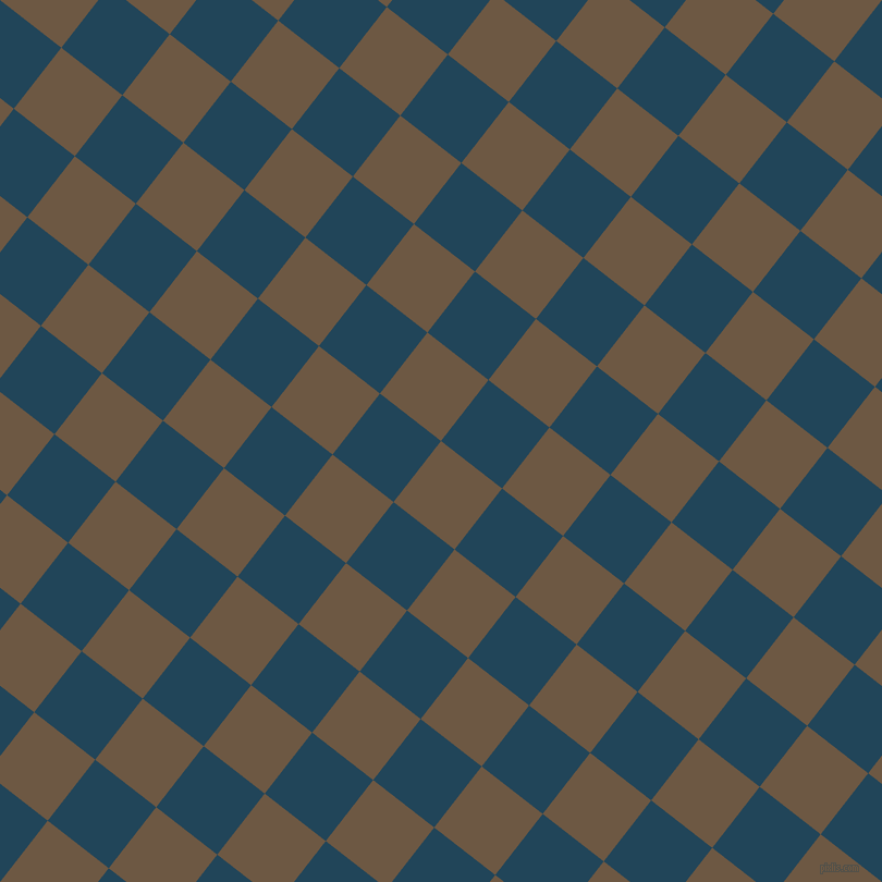 52/142 degree angle diagonal checkered chequered squares checker pattern checkers background, 71 pixel squares size, , Tobacco Brown and Astronaut Blue checkers chequered checkered squares seamless tileable