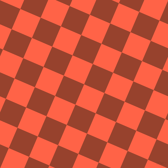 67/157 degree angle diagonal checkered chequered squares checker pattern checkers background, 90 pixel square size, Tomato and Tia Maria checkers chequered checkered squares seamless tileable