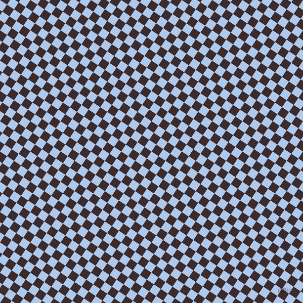 56/146 degree angle diagonal checkered chequered squares checker pattern checkers background, 17 pixel square size, , Tropical Blue and Havana checkers chequered checkered squares seamless tileable