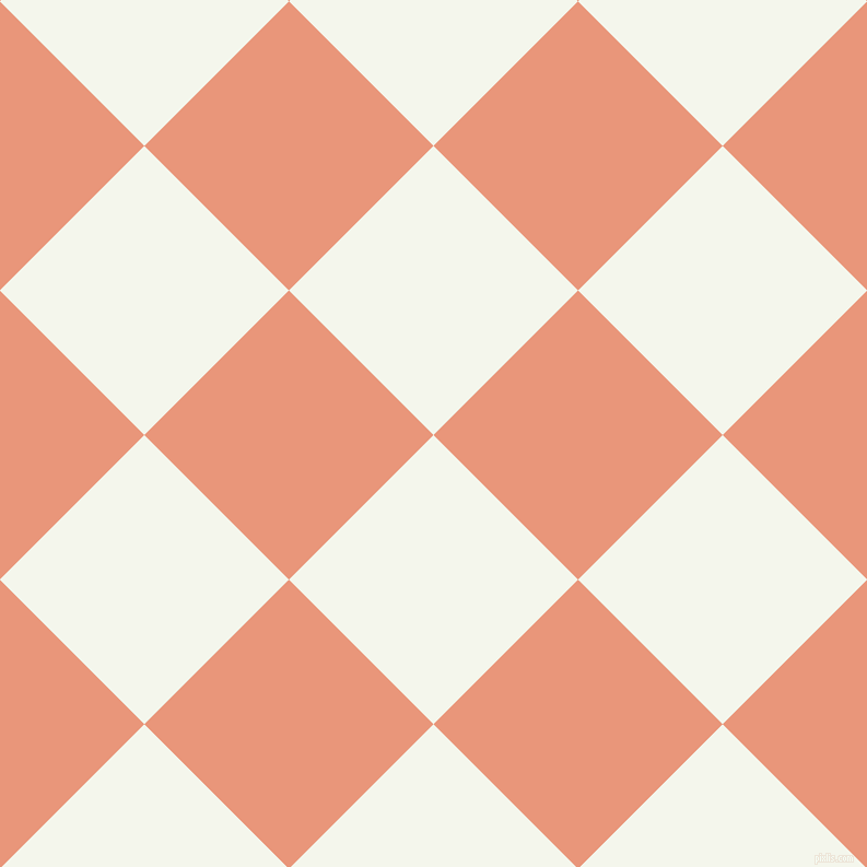 45/135 degree angle diagonal checkered chequered squares checker pattern checkers background, 187 pixel squares size, , Twilight Blue and Dark Salmon checkers chequered checkered squares seamless tileable