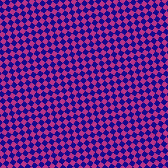 54/144 degree angle diagonal checkered chequered squares checker pattern checkers background, 17 pixel squares size, , Ultramarine and Red Violet checkers chequered checkered squares seamless tileable