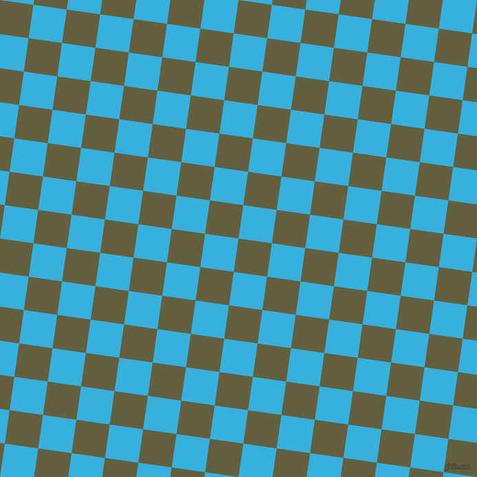 82/172 degree angle diagonal checkered chequered squares checker pattern checkers background, 49 pixel squares size, , Verdigris and Summer Sky checkers chequered checkered squares seamless tileable