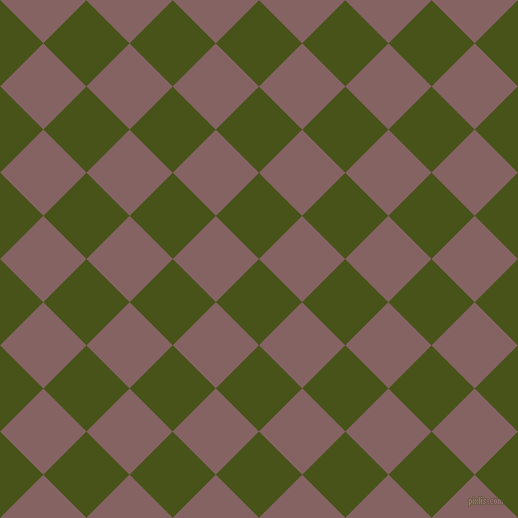 45/135 degree angle diagonal checkered chequered squares checker pattern checkers background, 61 pixel square size, , Verdun Green and Light Wood checkers chequered checkered squares seamless tileable