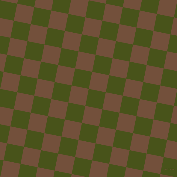 79/169 degree angle diagonal checkered chequered squares checker pattern checkers background, 58 pixel square size, , Verdun Green and Old Copper checkers chequered checkered squares seamless tileable