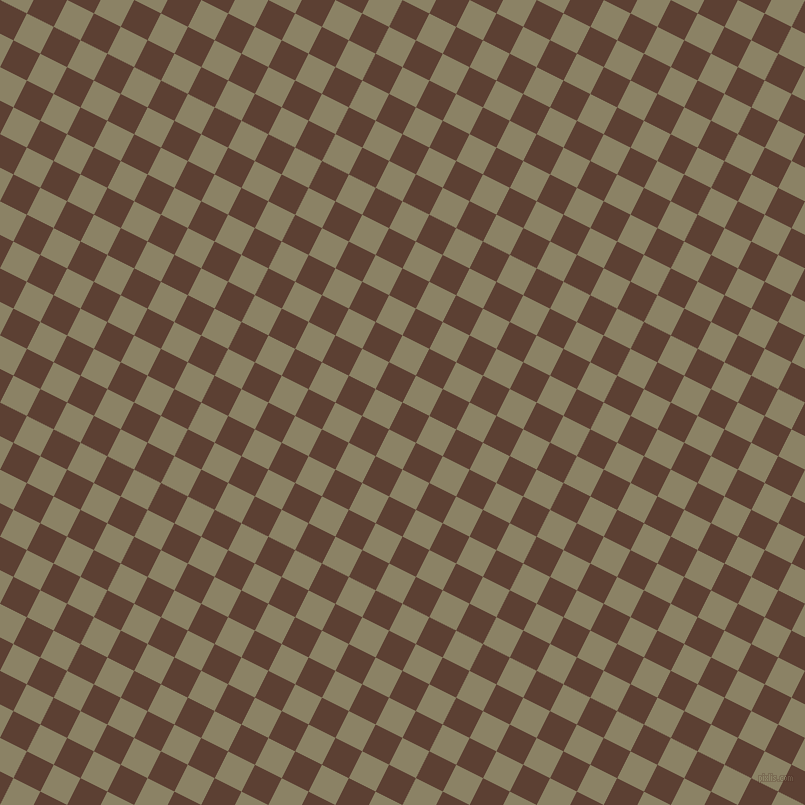 63/153 degree angle diagonal checkered chequered squares checker pattern checkers background, 30 pixel squares size, , Very Dark Brown and Granite Green checkers chequered checkered squares seamless tileable