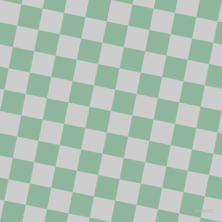 79/169 degree angle diagonal checkered chequered squares checker pattern checkers background, 44 pixel square size, Very Light Grey and Summer Green checkers chequered checkered squares seamless tileable