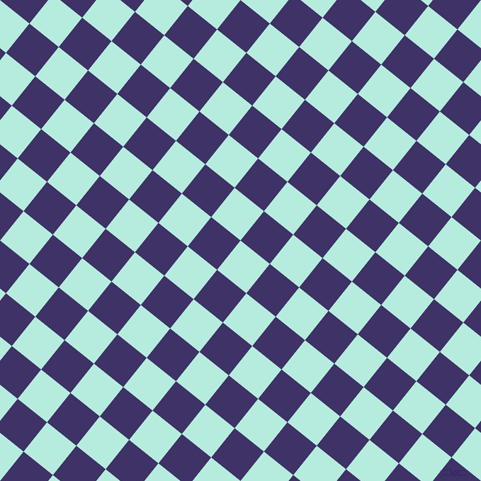 51/141 degree angle diagonal checkered chequered squares checker pattern checkers background, 53 pixel squares size, , Water Leaf and Minsk checkers chequered checkered squares seamless tileable