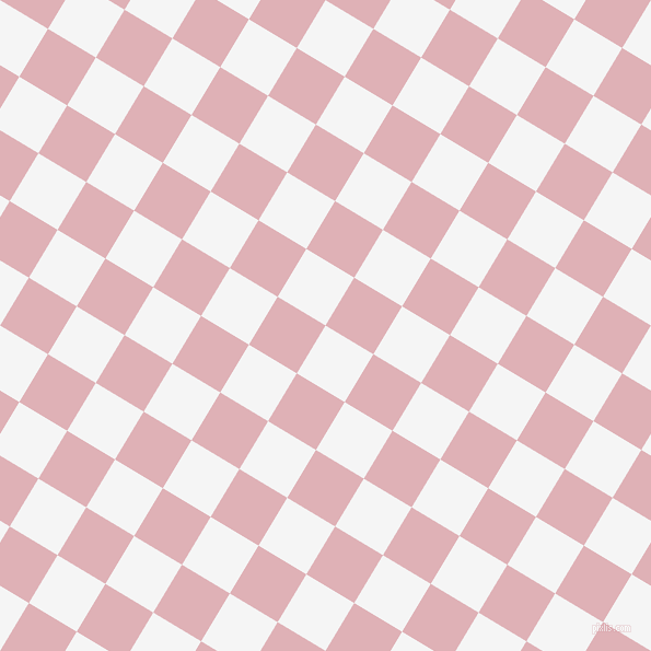 59/149 degree angle diagonal checkered chequered squares checker pattern checkers background, 51 pixel squares size, , White Smoke and Blossom checkers chequered checkered squares seamless tileable