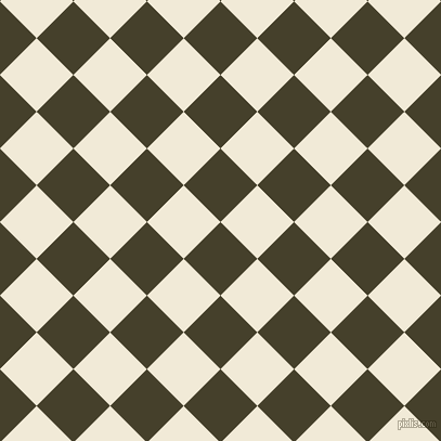 45/135 degree angle diagonal checkered chequered squares checker pattern checkers background, 48 pixel square size, , Woodrush and Half Pearl Lusta checkers chequered checkered squares seamless tileable