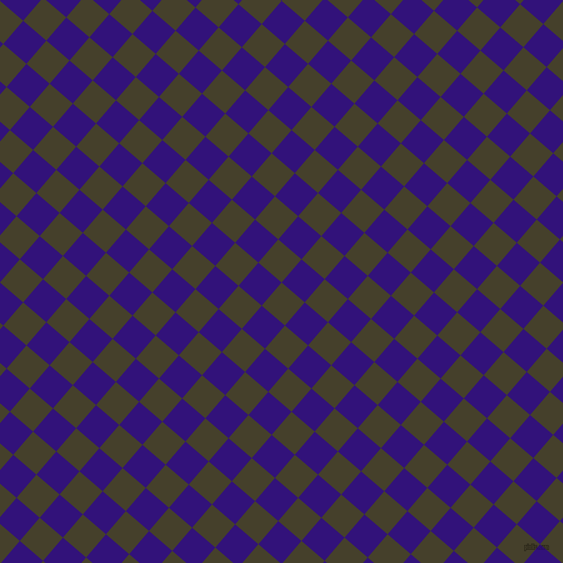 49/139 degree angle diagonal checkered chequered squares checker pattern checkers background, 44 pixel square size, , Woodrush and Persian Indigo checkers chequered checkered squares seamless tileable