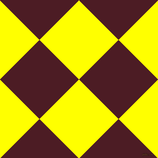 45/135 degree angle diagonal checkered chequered squares checker pattern checkers background, 178 pixel squares size, , Yellow and Bordeaux checkers chequered checkered squares seamless tileable