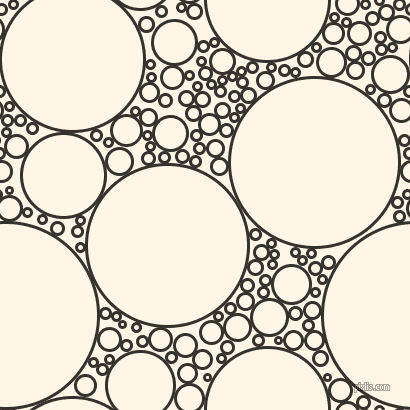 bubbles, circles, sponge, big, medium, small, 3 pixel line width, Acadia and Old Lace circles bubbles sponge soap seamless tileable