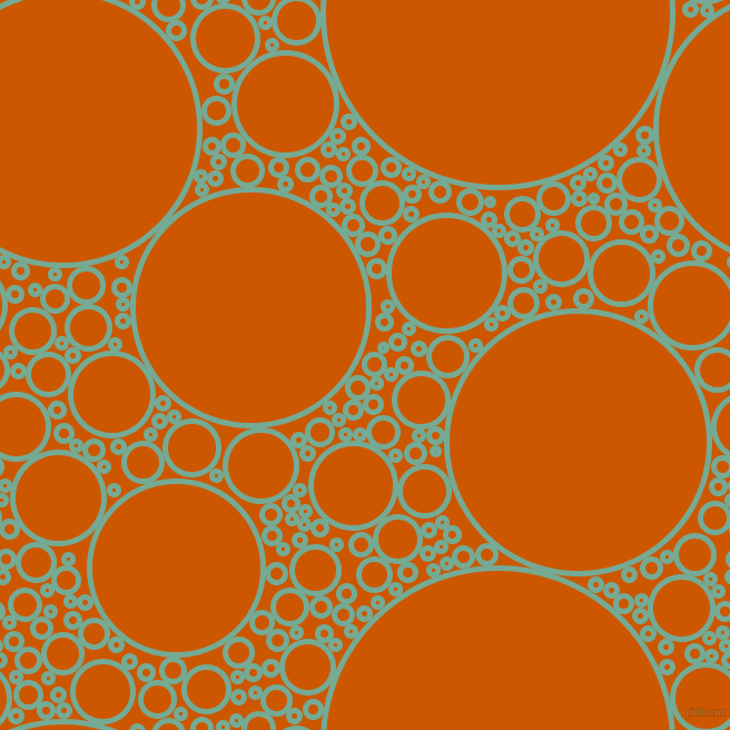 bubbles, circles, sponge, big, medium, small, 5 pixel line width, Acapulco and Tenne Tawny circles bubbles sponge soap seamless tileable