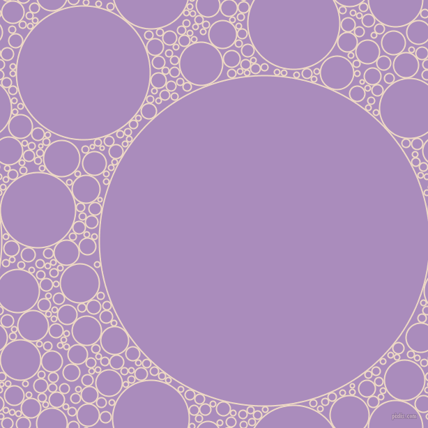 bubbles, circles, sponge, big, medium, small, 2 pixel line width, Almond and East Side circles bubbles sponge soap seamless tileable