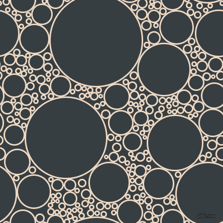 bubbles, circles, sponge, big, medium, small, 3 pixel line width, Almond and Mine Shaft circles bubbles sponge soap seamless tileable