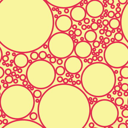 bubbles, circles, sponge, big, medium, small, 5 pixel line width, Amaranth and Pale Prim circles bubbles sponge soap seamless tileable