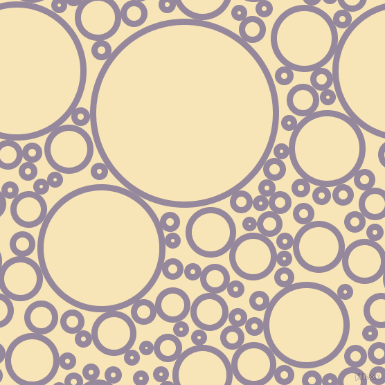bubbles, circles, sponge, big, medium, small, 9 pixel line width, Amethyst Smoke and Barley White circles bubbles sponge soap seamless tileable