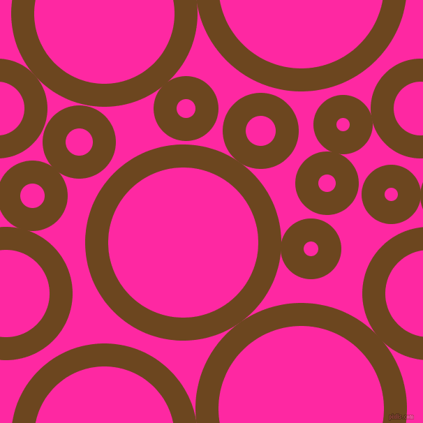 bubbles, circles, sponge, big, medium, small, 33 pixel line width, Antique Brass and Persian Rose circles bubbles sponge soap seamless tileable