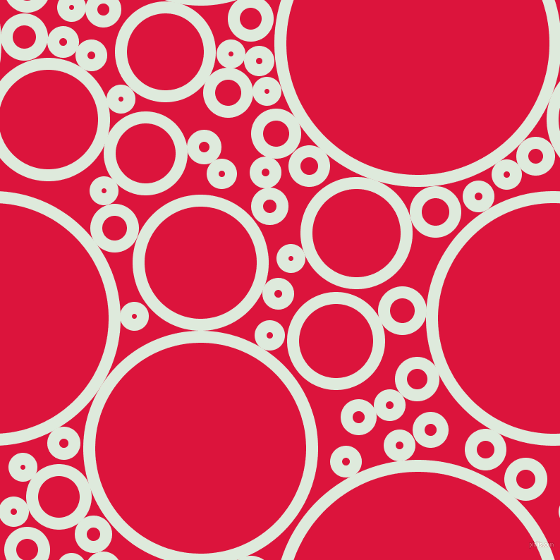 bubbles, circles, sponge, big, medium, small, 17 pixel line width, Apple Green and Crimson circles bubbles sponge soap seamless tileable