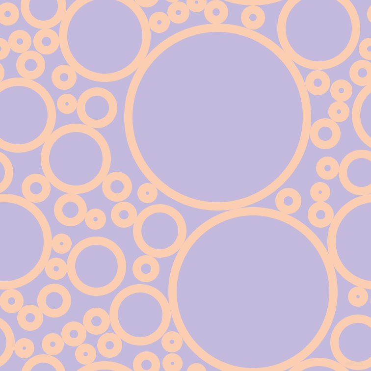bubbles, circles, sponge, big, medium, small, 17 pixel line width, Apricot and Melrose circles bubbles sponge soap seamless tileable