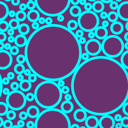 bubbles, circles, sponge, big, medium, small, 9 pixel line width, Aqua and Seance circles bubbles sponge soap seamless tileable