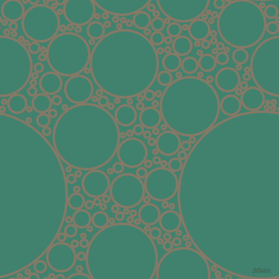 bubbles, circles, sponge, big, medium, small, 5 pixel line width, Arrowtown and Viridian circles bubbles sponge soap seamless tileable