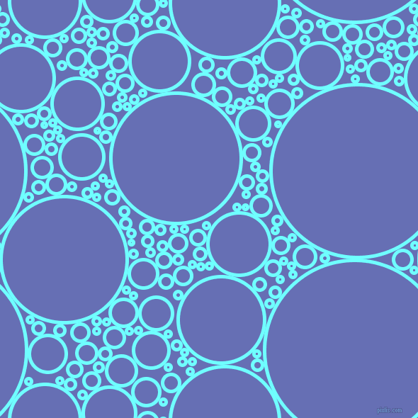 bubbles, circles, sponge, big, medium, small, 5 pixel line width, Baby Blue and Chetwode Blue circles bubbles sponge soap seamless tileable