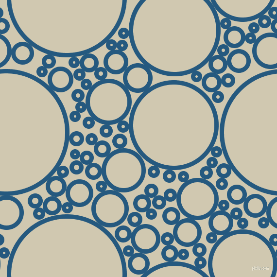 bubbles, circles, sponge, big, medium, small, 9 pixel line width, Bahama Blue and Parchment circles bubbles sponge soap seamless tileable