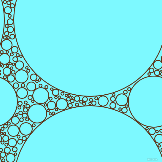 bubbles, circles, sponge, big, medium, small, 3 pixel line width, Baker