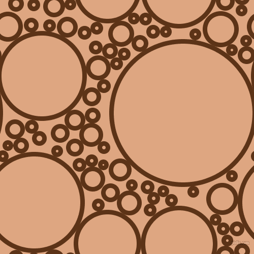 bubbles, circles, sponge, big, medium, small, 9 pixel line width, Baker