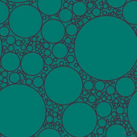 bubbles, circles, sponge, big, medium, small, 3 pixel line width, Barossa and Pine Green circles bubbles sponge soap seamless tileable