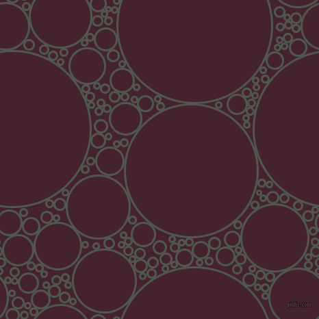 bubbles, circles, sponge, big, medium, small, 3 pixel line width, Battleship Grey and Castro circles bubbles sponge soap seamless tileable