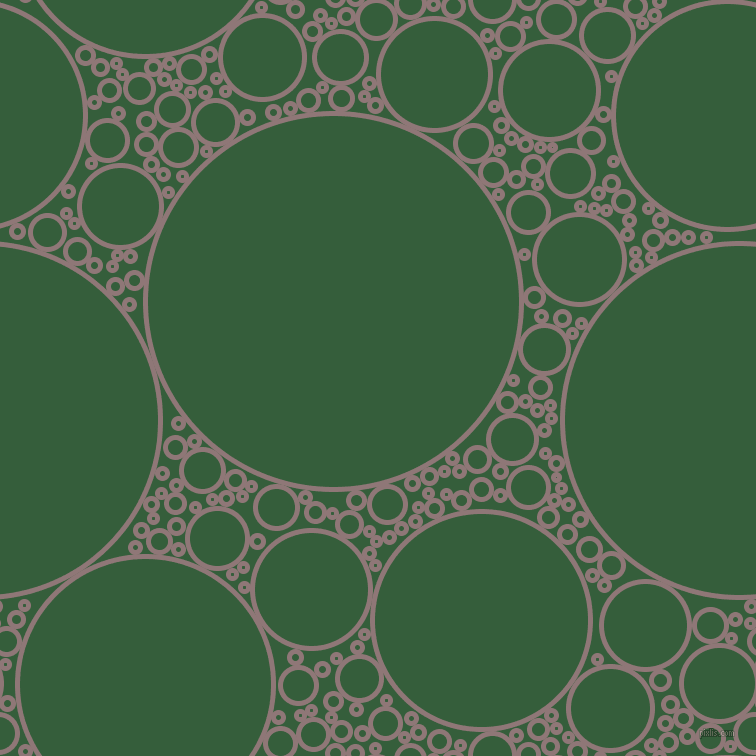 bubbles, circles, sponge, big, medium, small, 5 pixel line width, Bazaar and Hunter Green circles bubbles sponge soap seamless tileable