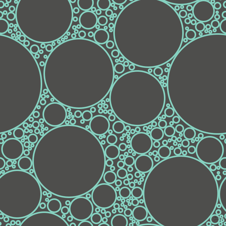 bubbles, circles, sponge, big, medium, small, 5 pixel line width, Bermuda and Ship Grey circles bubbles sponge soap seamless tileable