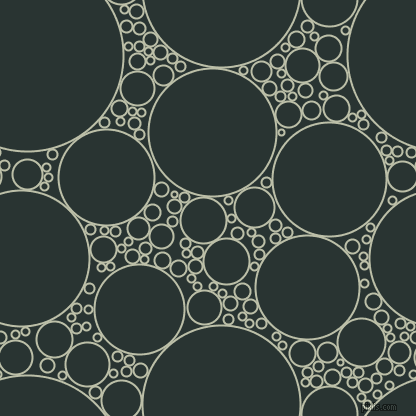 bubbles, circles, sponge, big, medium, small, 2 pixel line width, Beryl Green and Aztec circles bubbles sponge soap seamless tileable