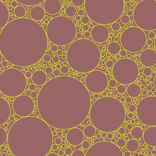bubbles, circles, sponge, big, medium, small, 2 pixel line width, Bitter Lemon and Copper Rose circles bubbles sponge soap seamless tileable