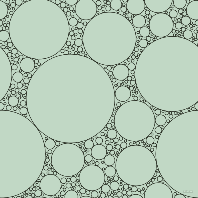 bubbles, circles, sponge, big, medium, small, 2 pixel line width, Black Forest and Edgewater circles bubbles sponge soap seamless tileable