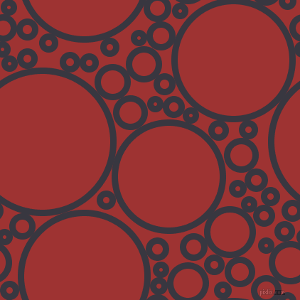 bubbles, circles, sponge, big, medium, small, 9 pixel line width, Black Marlin and Milano Red circles bubbles sponge soap seamless tileable
