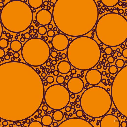 bubbles, circles, sponge, big, medium, small, 5 pixel line width, Blackberry and Tangerine circles bubbles sponge soap seamless tileable