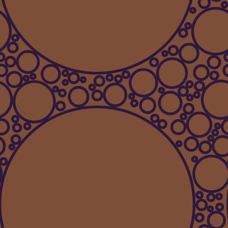 bubbles, circles, sponge, big, medium, small, 9 pixel line width, Blackcurrant and Cigar circles bubbles sponge soap seamless tileable