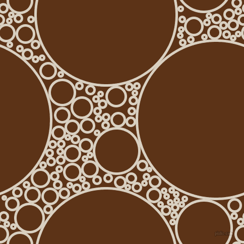 bubbles, circles, sponge, big, medium, small, 5 pixel line width, Blanc and Baker