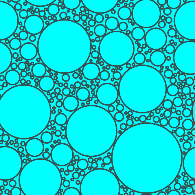 bubbles, circles, sponge, big, medium, small, 5 pixel line width, Blue Dianne and Aqua circles bubbles sponge soap seamless tileable