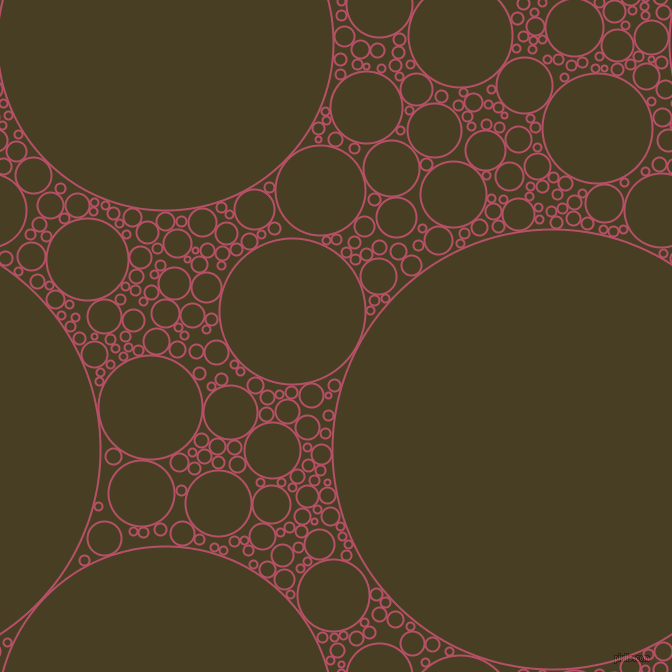 bubbles, circles, sponge, big, medium, small, 2 pixel line width, Blush and Madras circles bubbles sponge soap seamless tileable