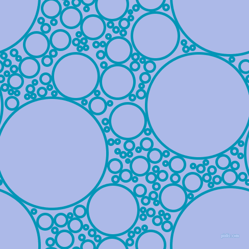bubbles, circles, sponge, big, medium, small, 5 pixel line width, Bondi Blue and Perano circles bubbles sponge soap seamless tileable
