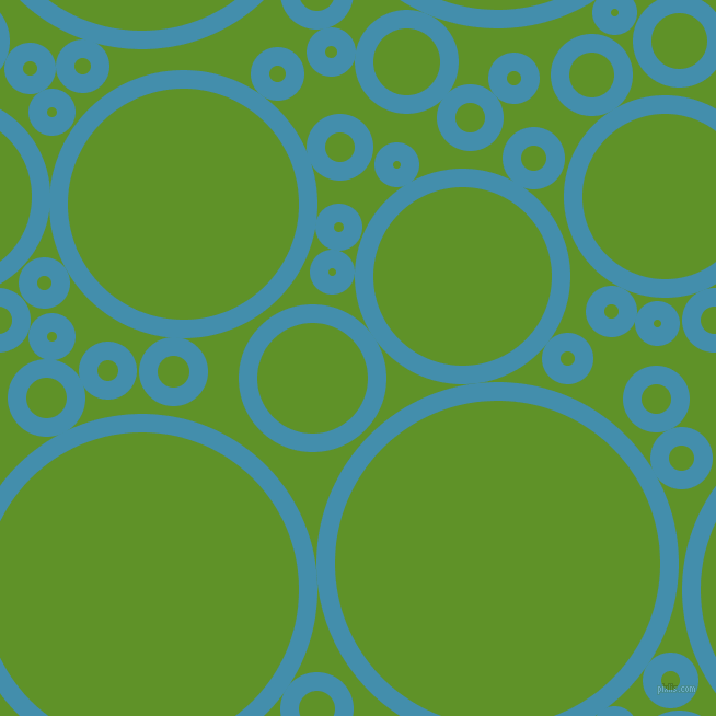 bubbles, circles, sponge, big, medium, small, 17 pixel line width, Boston Blue and Vida Loca circles bubbles sponge soap seamless tileable