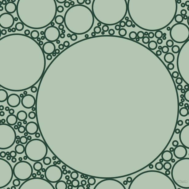 bubbles, circles, sponge, big, medium, small, 5 pixel line width, Bottle Green and Zanah circles bubbles sponge soap seamless tileable